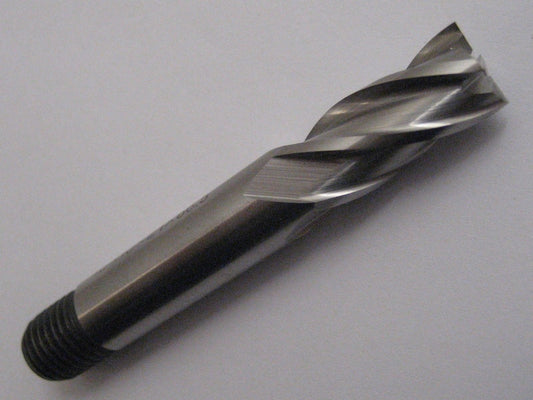 10mm HSS 4 Fluted Bottom Cutting End Mill