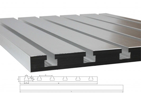 Aluminium T-slot Plate 4530